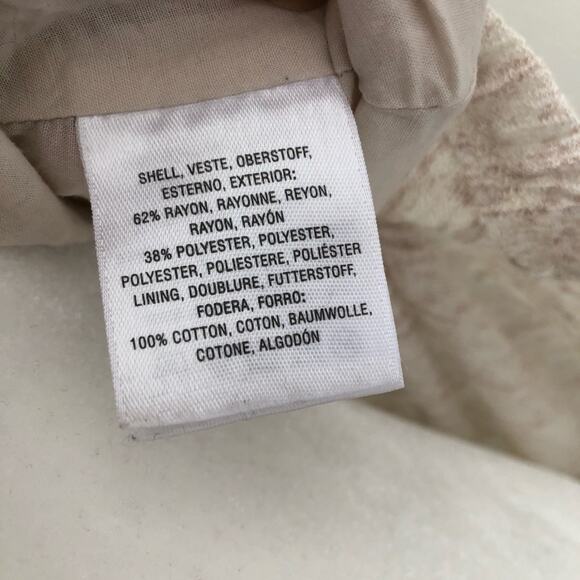 Anthro Meadow Rue Beige Swing Tank Top - Picture 3 of 4